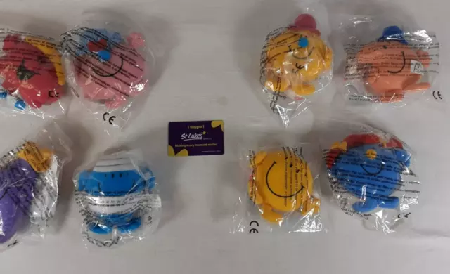 McDonald's Mr. Men Soft Toys Bundle of 8 New / Sealed **See Photos**