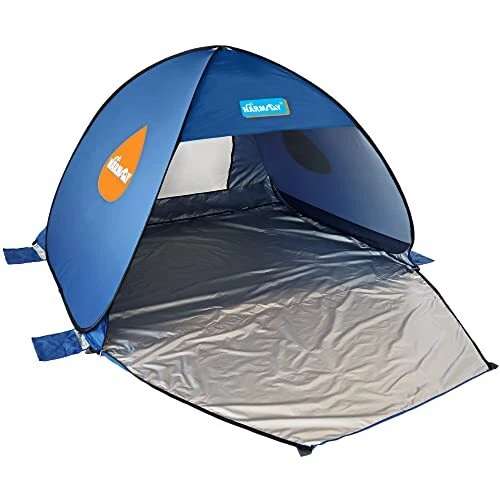 Camping Tent, Pop Up Beach Tent, Portable Sun Shelter for 3-4 Person with UPF