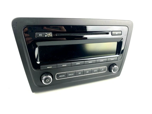 Skoda Rapide CD Lecteur Radio Stéréo Tête Unité Contrôle Unité 5J0035161E