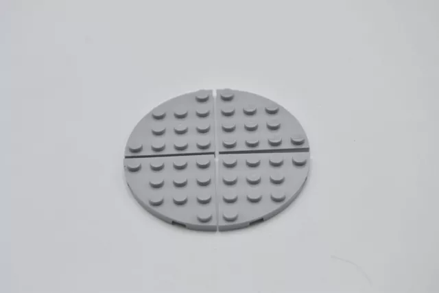 LEGO 4 x Platte rund neuhell grau Light Bluish Gray Plate Round Corner 4x4 30565