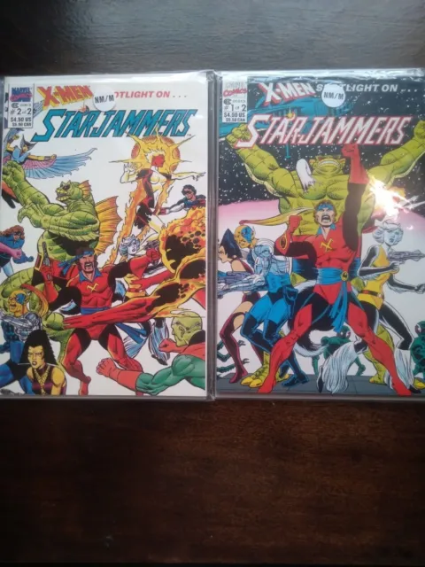 X-MEN Spotlight On Starjammers (1990 Marvel Comics) # 1& #2 Set  Unread NM+