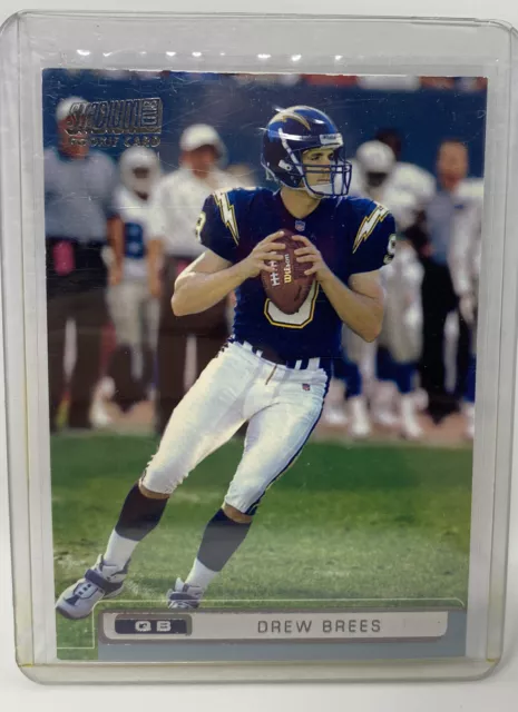 DREW BREES SAN Diego Chargers 2001 Topps Stadium Club Rookie Card (RC ...