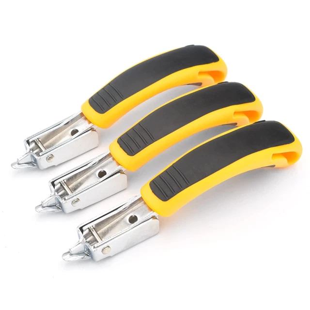 Industrial Staple Remover - Heavy Duty, Yellow (3 Pack) - Upholstery Tool
