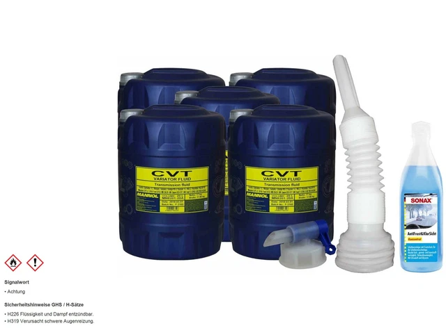 100L mannol Huile pour Boîte à Vitesse Automatique Cvt Variateur Fluide Öll