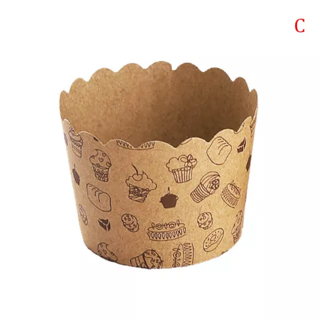 50Pcs Cupcake Paper Cups Wrapper Cake Mold Muffin Cupcake Liners Baking Cup