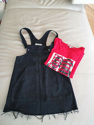 Pull & Bear Jeans Gonna Nero XS con corrispondente TALLY WEIJL T-shirt S in rosso 2