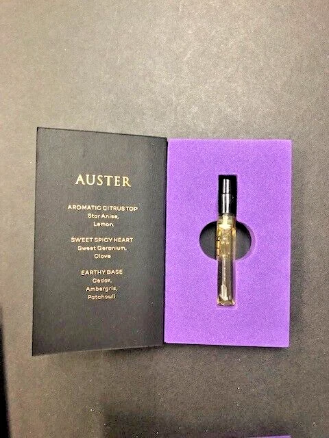Electimuss AUSTER 1,8 ml eau de parfum muestra de viaje spray NUEVO