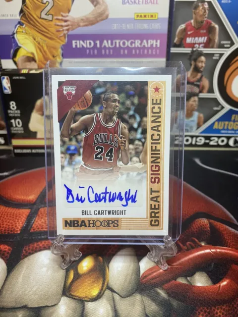 2017-18 Panini NBA Hoops Great SIGnificance Bill Cartwright #GS-BCW Auto
