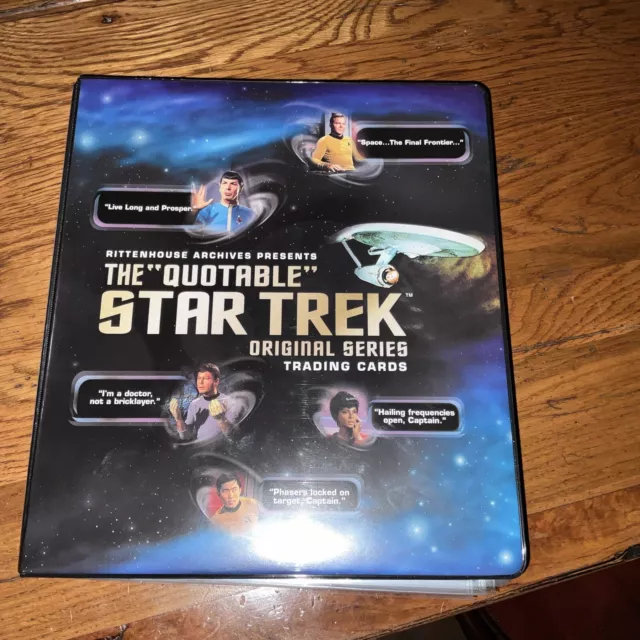 2004 The Quotable Star Trek Original Series Complete 110 Card Base Set