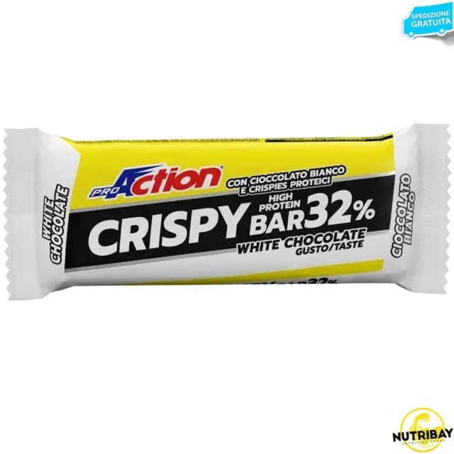 PROACTION CRISPY BAR 1 barretta da 50 gr SNACK PROTEICO