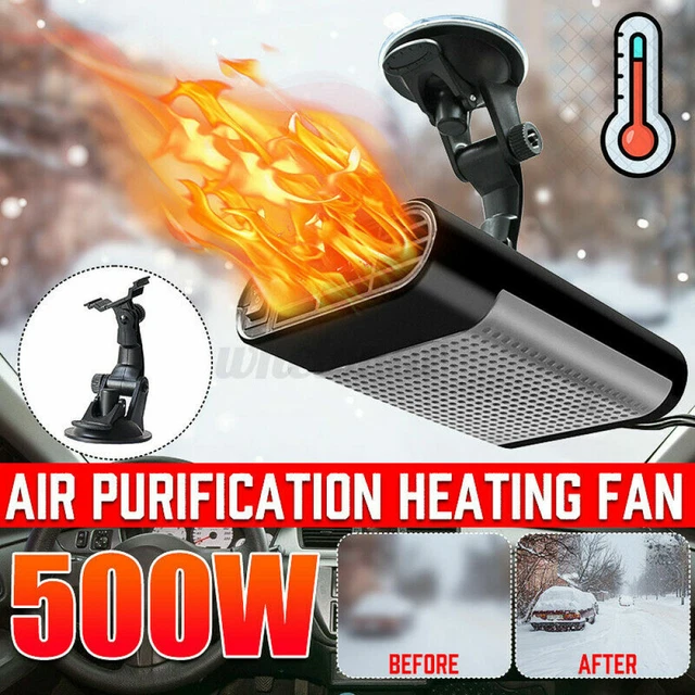 Portable Electric Car Heater Heating Fan Windshield Defogger Defroster Demister