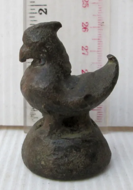 SUPERB! Old Bronze Opium Weight Hamsa Bird 135g