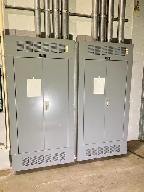 Square D I-Line Breaker Panel 800 Amp Mga36800 Six Panels Transformer Mcc Lot