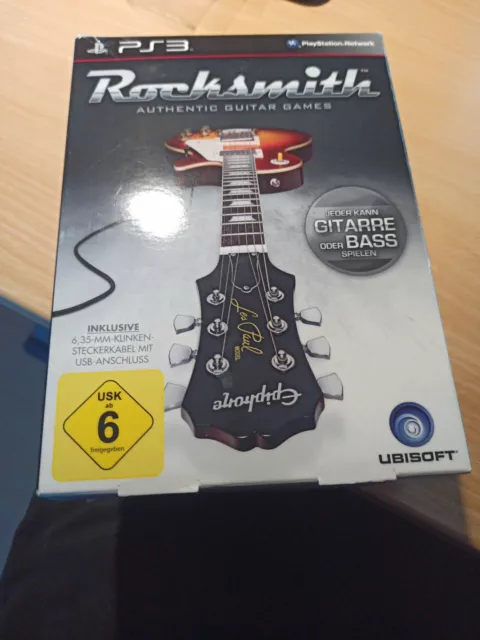 Real Tone Kabel & Rocksmith (Sony PlayStation 3, 2012) Box