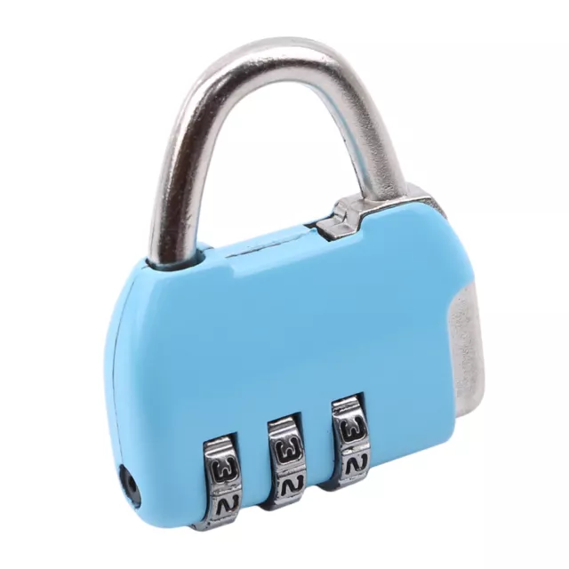 Security 3 Digit Combination Security Padlock Luggage Lock Travel Suitcase 8C