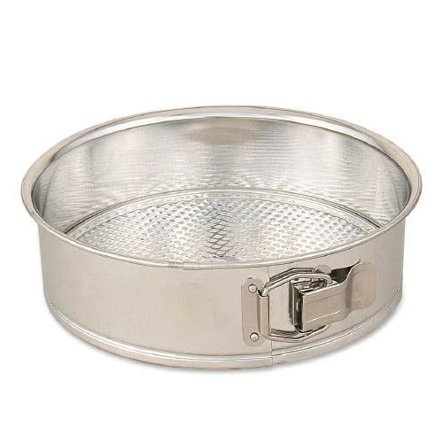 Browne Foodservice 746074 Polished Tin 10" Spring Form Cake Pan