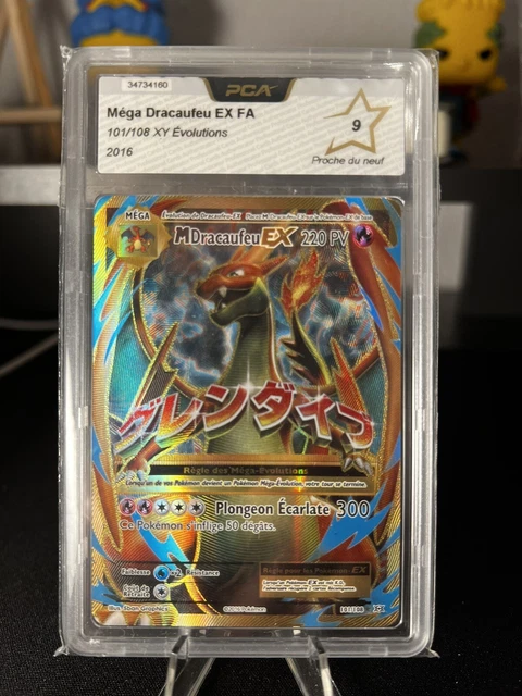 Carte Pokémon Méga Dracaufeu EX FA 101/108 XY Évolutions PCA 9