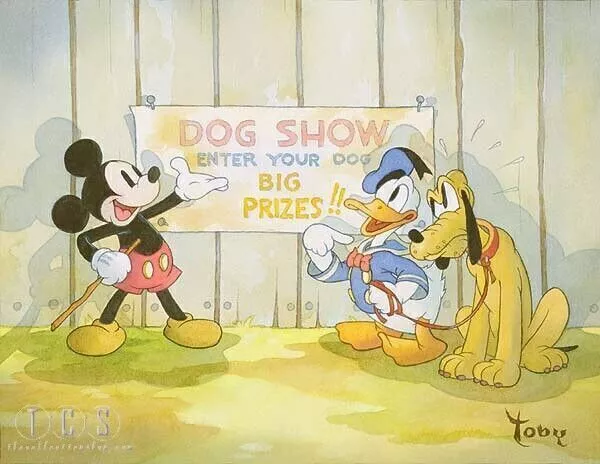 Toby Bluth - Dog Show Disney Fine Art