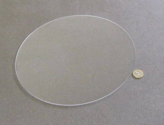 1/8" (.118") Thick x 12.00" Diameter Acrylic Circle Disc Clear 2 Pcs