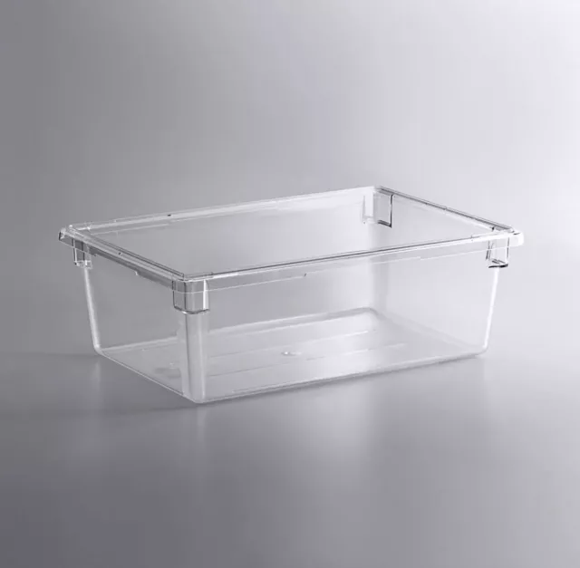 Cambro 18269CW135 Camwear 26"x18"x9" Clear Polycarbonate Food Storage Box