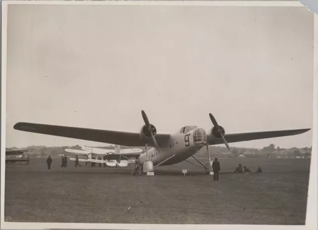 Bristol Bombay K3583 Original Vintage Press Photo Raf Royal Air Force