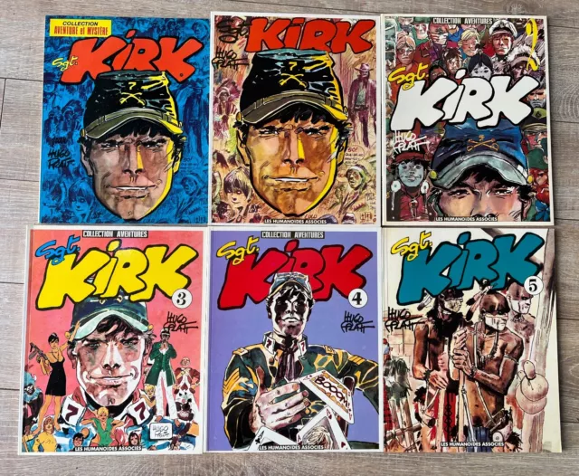 Sergent Kirk 6 Vol ( Corto Maltese ) Hugo Pratt  Ttbe+ Humanoides Associes