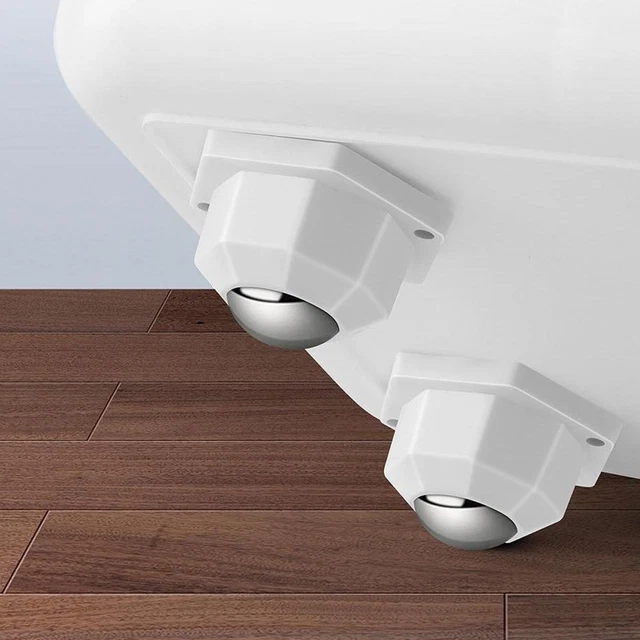 Lot De 4 Roulettes à Billes De 3,8 Cm Avec Freins Pour Support, Plaque Supérieure, Roulette Pivotante En Laiton Antique Pour Meubles, Canapés