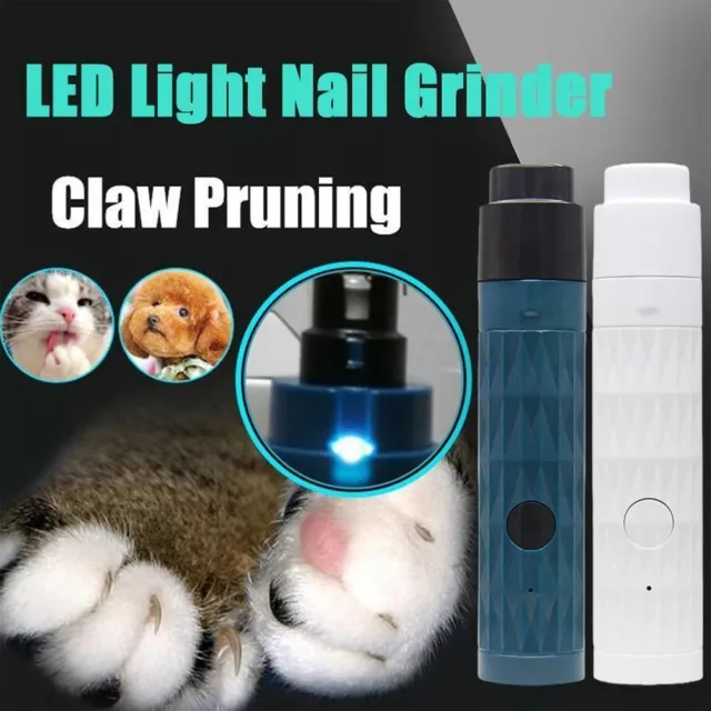 Pet Nail Grinder Animal Grooming Tool Electric Pet Nail Trimmer Manicure Device