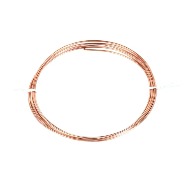 Refrigeration Tubing 1.8mm OD 0.8mm ID 6.5Ft Length Copper Tubing Coil