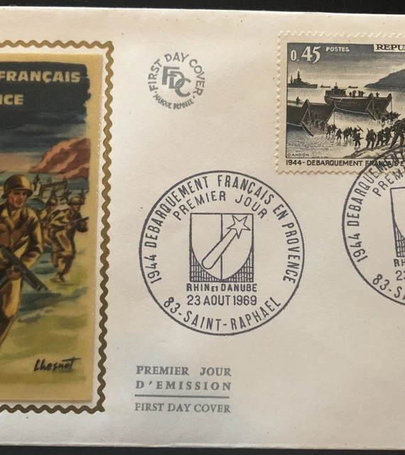 Enveloppe Premier Jour France 1969 - Charte Européenne De L'Eau