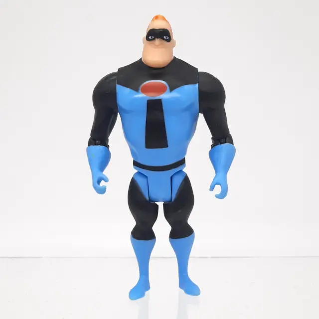 The Incredibles Mr Incredible Figure Toy 4” Blue Disney Pixar Jakks Pacific 2018