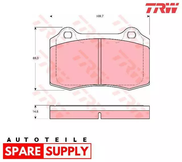 Bremsbelagsatz, Scheibenbremse Für Citroën Ds Jaguar Trw Gdb1513