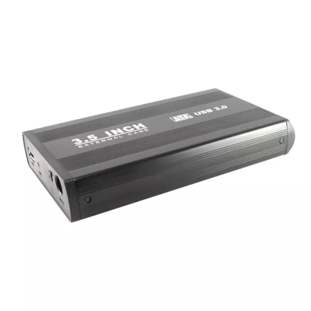 US SELLER 3.5 Inch SATA Hard Drive Enclosure USB 3.0 High Speed External Case