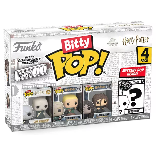 Funko Bitty POP! Harry Potter: Lord Voldemort Set 4-Pack Vinyl Figure Kids Toys