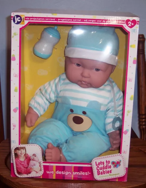 NEW Berenguer 20" Lots To Cuddle Babies 2019 Baby BOY Doll Molded Hair NIB