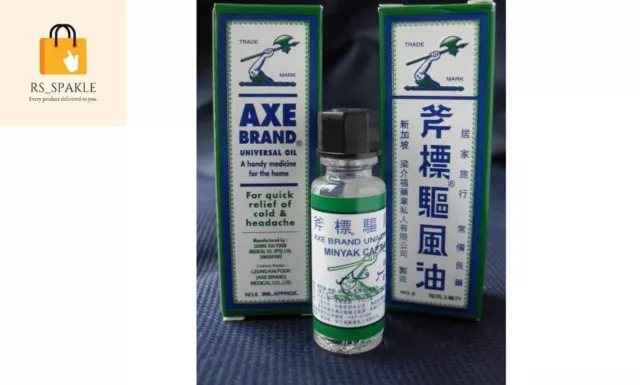 Aceite universal marca Axe/alivio rápido y rápido para frío y dolor de cabezaAxe marca liso