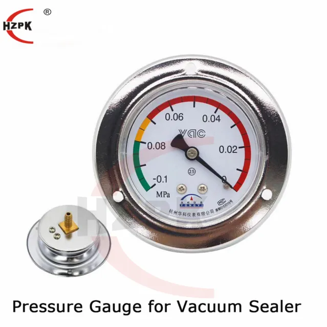 Vacuum Sealer -0.1-0Mpa Negative Pressure Gauge Manometer
