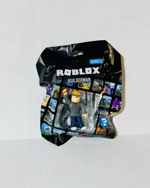 ROBLOX Series 1 Builderman action Figure mystery box + Virtual Item Code  2.5 : : Toys