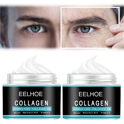 Men's Face Anti Wrinkle Cream Collagen Retinol Hyaluronic Acid Vitamin E