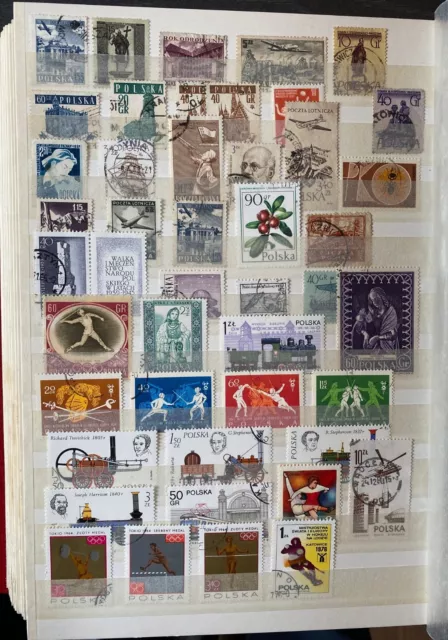 Schönes Lot Polen gestempelt von alt bis neu (G075)