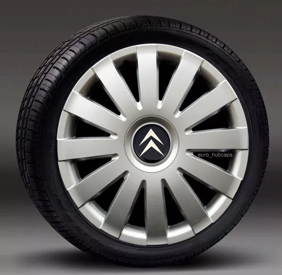 4x15" wheel trims, Hub Caps, Covers to fit Citroen Berlingo (Quantity 4)