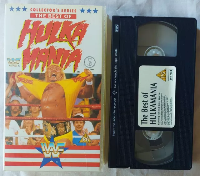 WWF HULK HOGAN The Best of Hulkamania VHS Video - Original Home Video ...