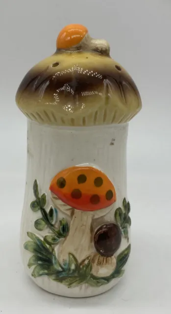 Vintage Merry Mushroom Salt / Pepper Shaker 1978 Sears Roebuck Made in japan
