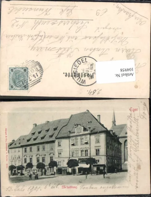 104958;Eger Cheb Stadthaus 1900