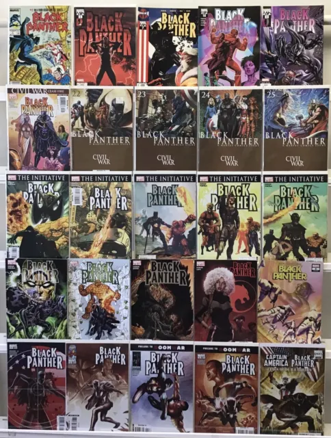 Marvel Comics Black Panther Comic Book Lot of 25