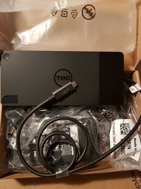 NEW DELL WD19S-180W 4K Docking Station USB-C K20A EUR 90,49 - PicClick IT