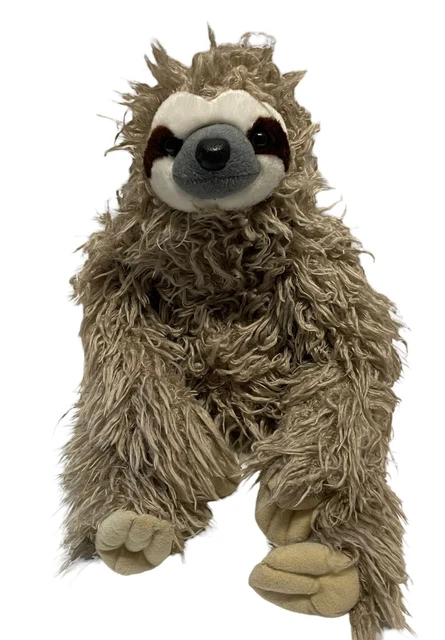 WILD REPUBLIC SLOTH Cuddlekins Three-Toed Sloth Stuffed Animal 12" £10.