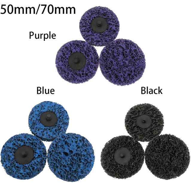 QUICK CHANGE TYPE R Roll Abrasive Easy Strip & Clean Discs 2" 3" for