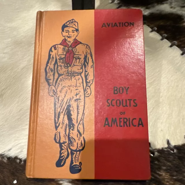 1965 Boy Scout Merit Badge Book - Library Edition - Aviation