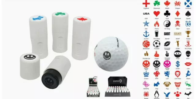 Estampadora De Pelota De Golf Asbri, Marcador De Pelota De Golf - Regalo O Premio De Golf. Varios Diseños